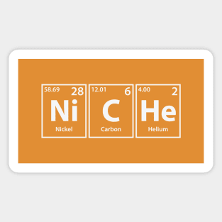 Niche (Ni-C-He) Periodic Elements Spelling Sticker